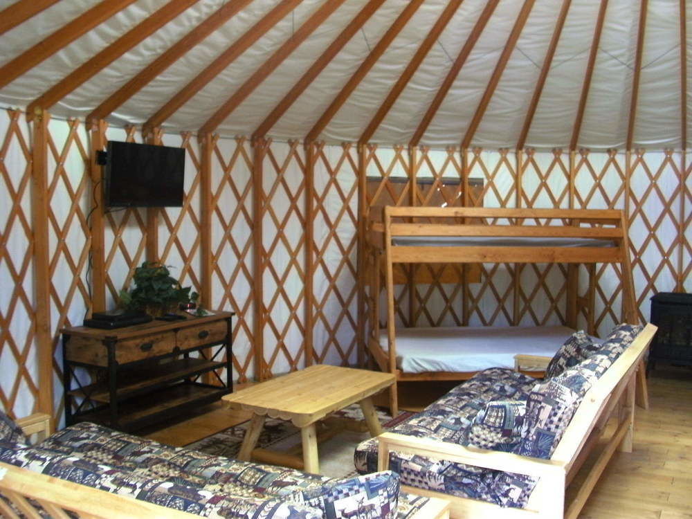 Bend-Sunriver Camping Resort Studio Cabin 6 Exterior foto